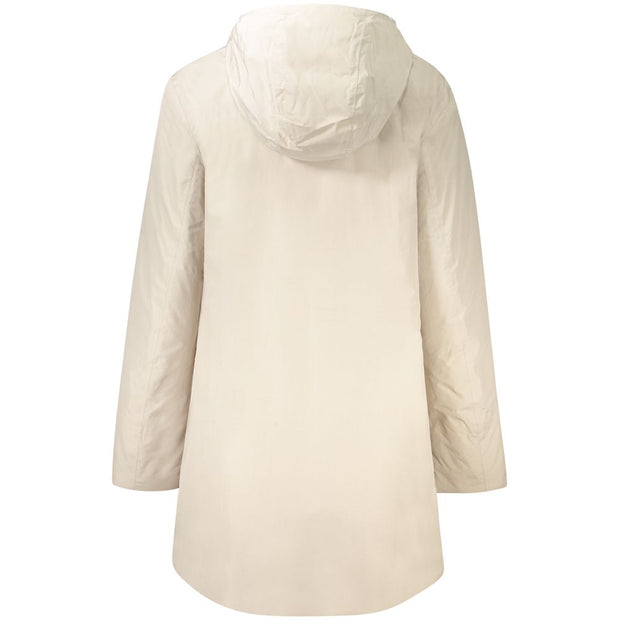 Beige Polyamide Women Jacket