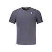 Blue Cotton Men T-Shirt