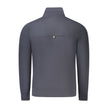 Blue Cotton Men Sweater