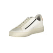 White Polyester Men Sneaker