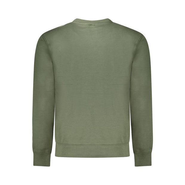 Green Polyester Men Sweater