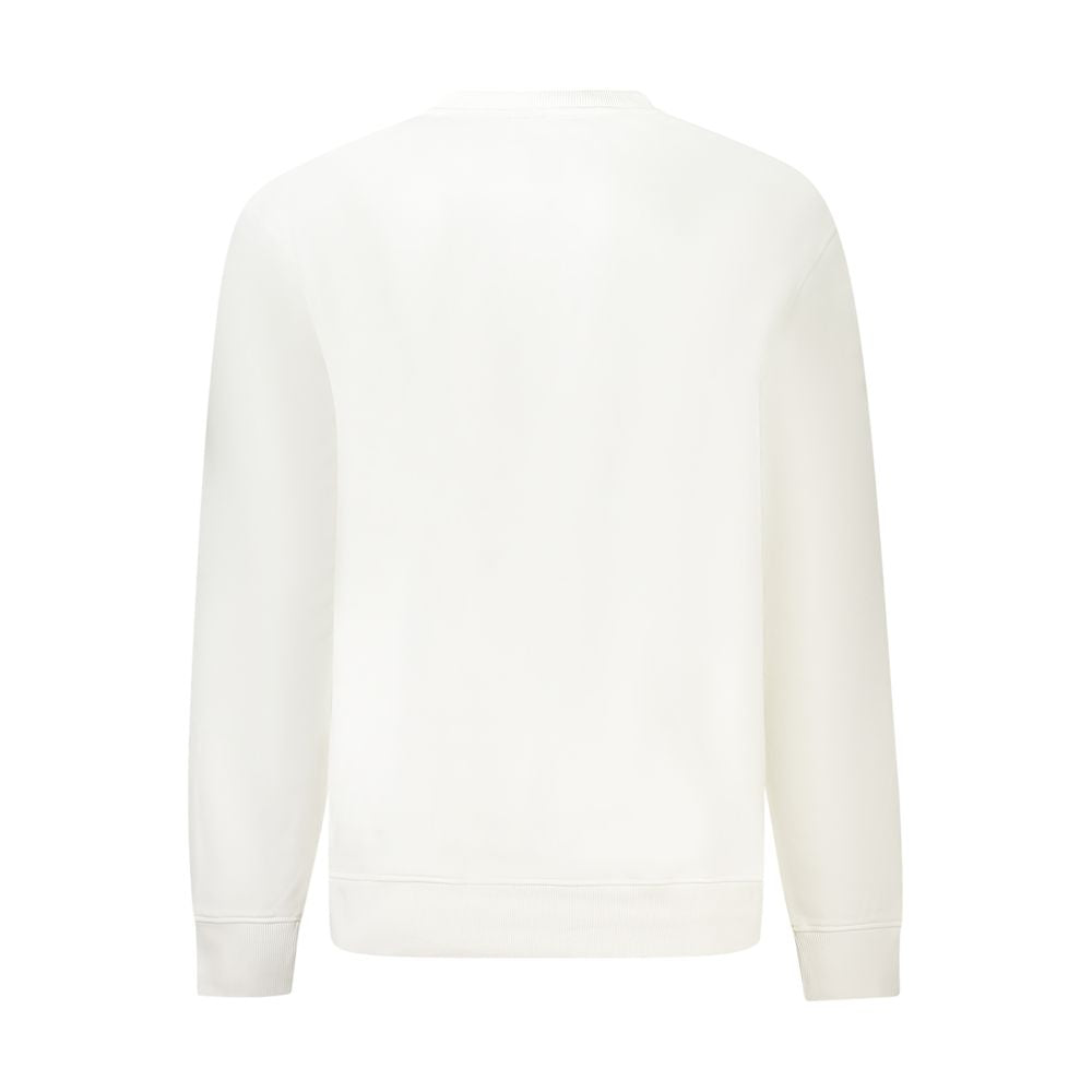 White Polyester Men Sweater