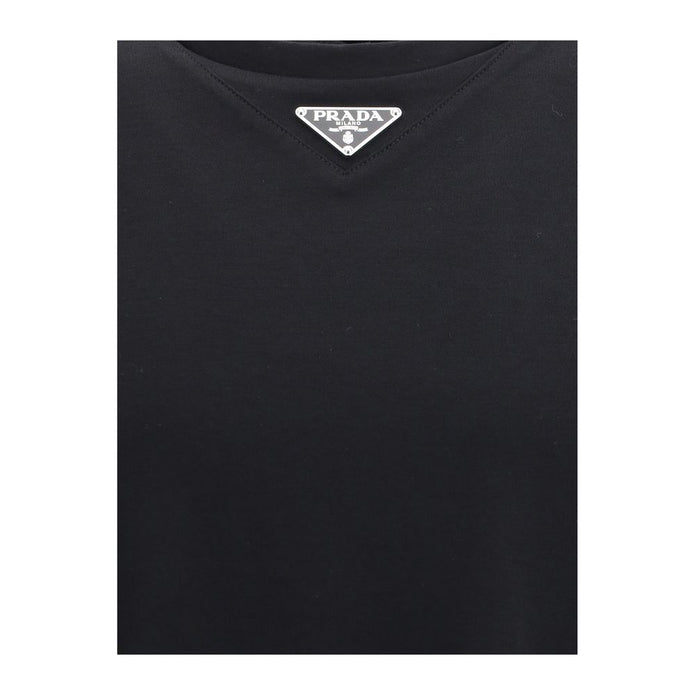 T-Shirt with triangular plaque