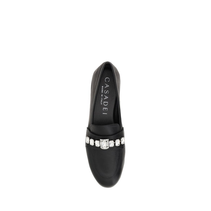 Loafers with sparkling embellishments