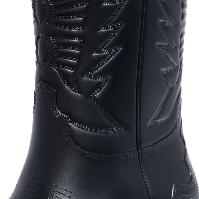 Black Leather Boot