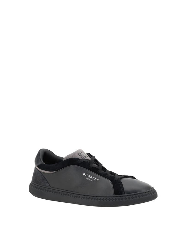 Black Leather G Set Sneakers