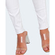 White Cotton Jeans & Pant