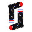 Black Cotton Sock