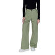 Green Cotton Jeans & Pant