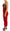 Brown Leopard Red Tulle Sheath Midi Dress