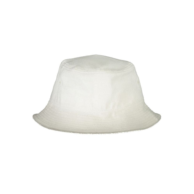 White Cotton Men Hat