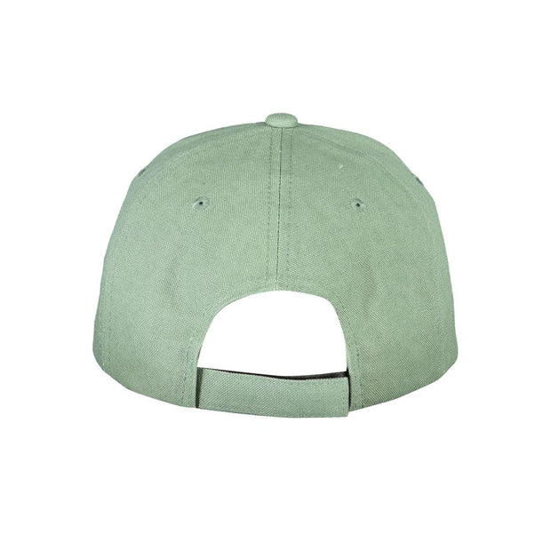 Green Cotton Men Cap