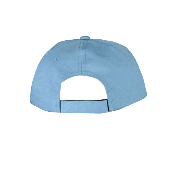 Light Blue Cotton Mens Cap