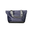 Blue Polyester Women Handbag