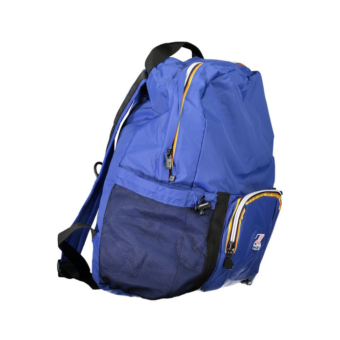 Blue Polyamide Women Backpack