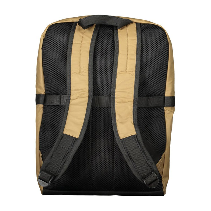 Brown Polyamide Women Backpack