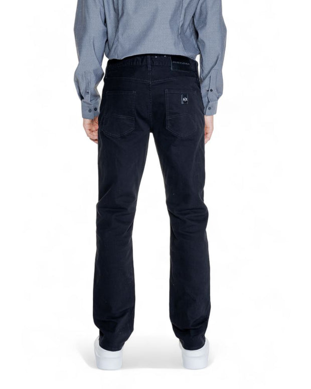 Black Cotton Jeans & Pant