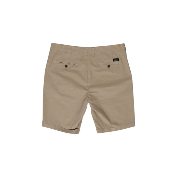 Beige Cotton Short