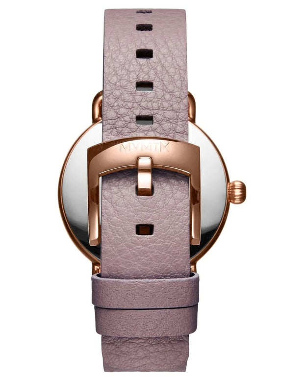 Purple Leather Watch