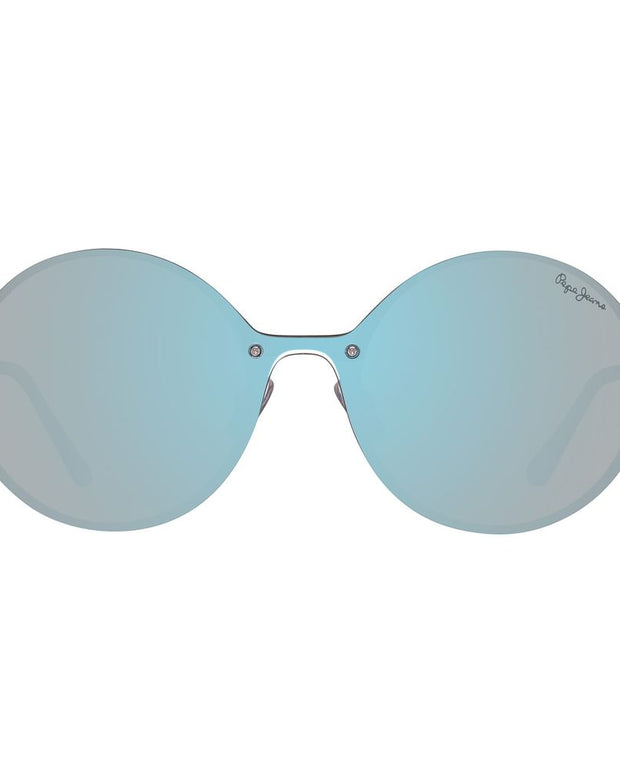 Blue Metal Sunglasses