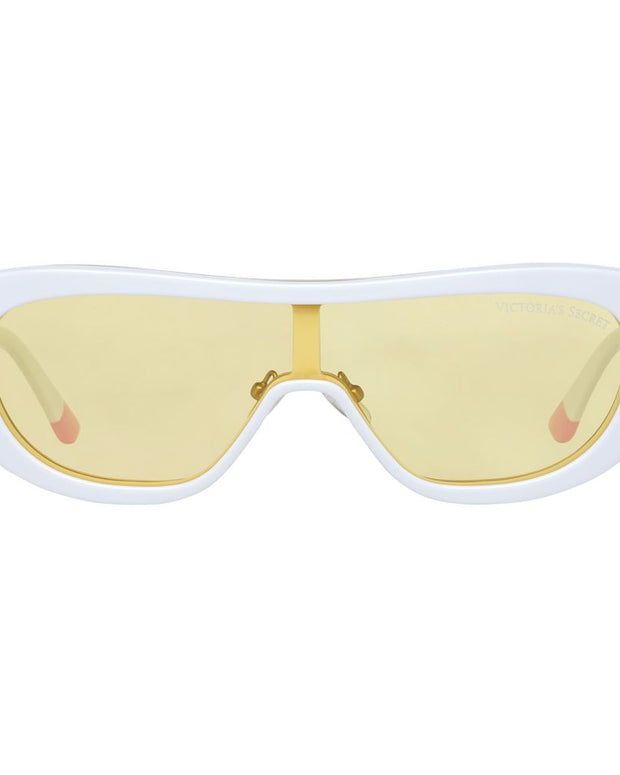 White Plastic Sunglasses