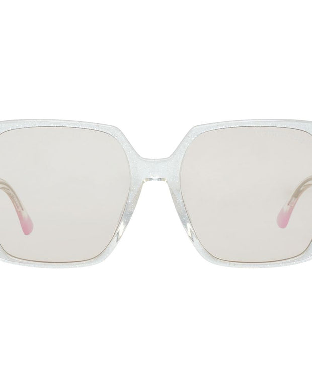 Transparent Plastic Sunglasses