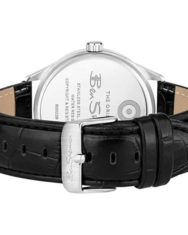 Black Leather Watch