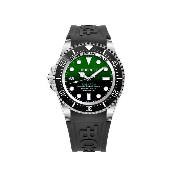 Black Rubber Watch