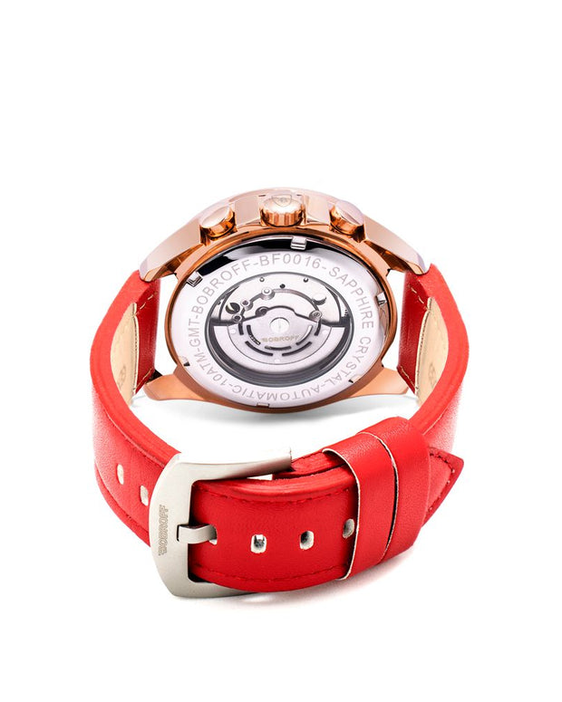 Red Leather Watch