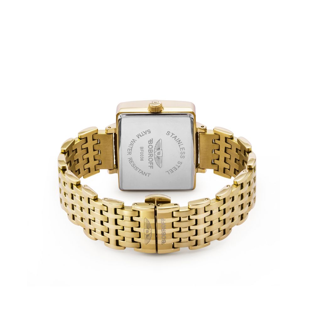 Gold Steel Watch