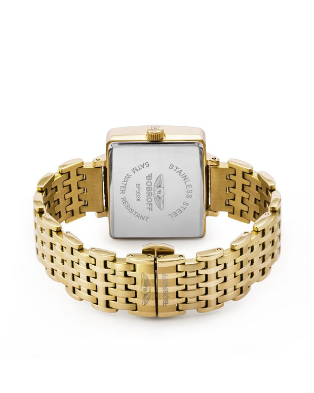 Gold Stainless Steel Watch