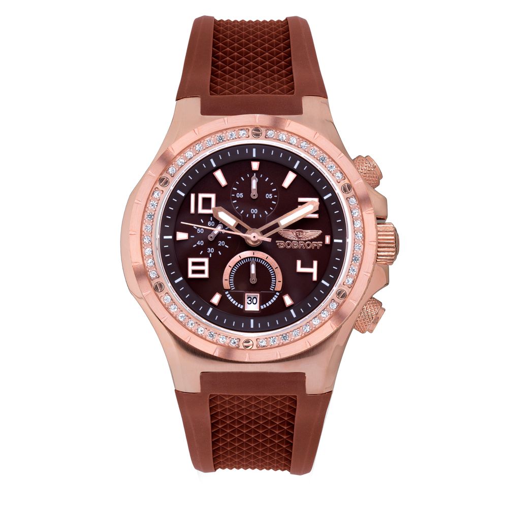 Brown Rubber Watch