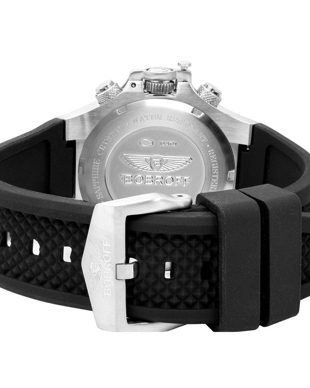 Black Rubber Watch