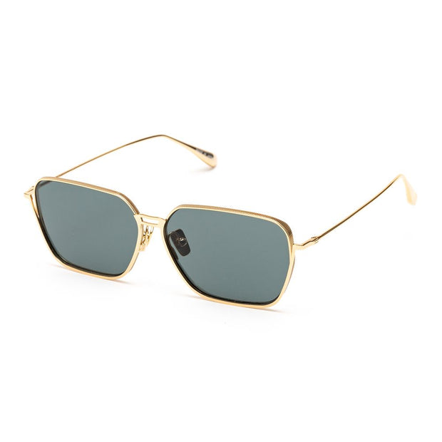 Gold Stainless Steel Sunglasses