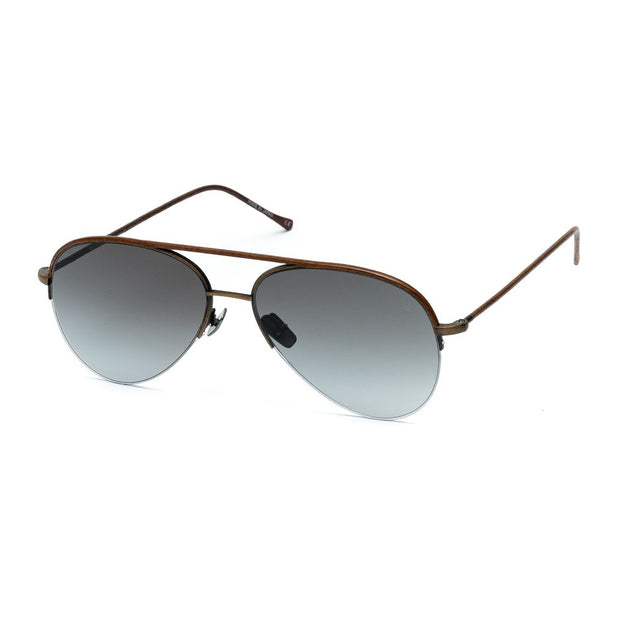 Brown Titanium Sunglasses