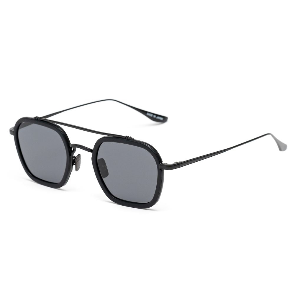 Black Stainless Steel Sunglasses