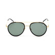 Gold Stainless Steel Sunglasses