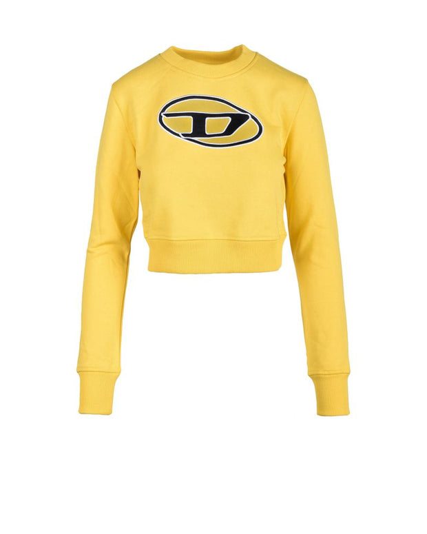 Yellow Cotton Sweatshirt