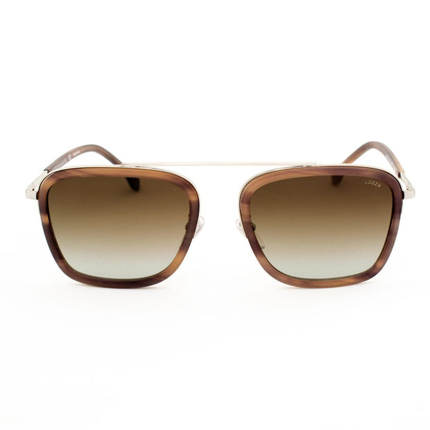 Brown Metal Sunglasses