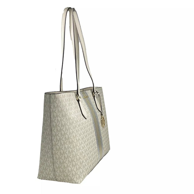 Sheila Large Tote Purse Bag Pale Gold