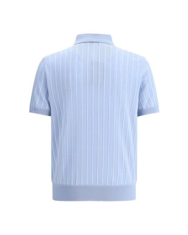 Striped Polo Sweater