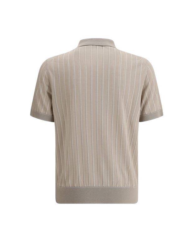 Striped Polo Sweater