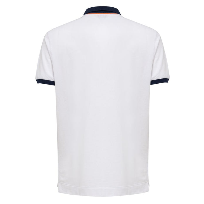 White Cotton Polo Shirt