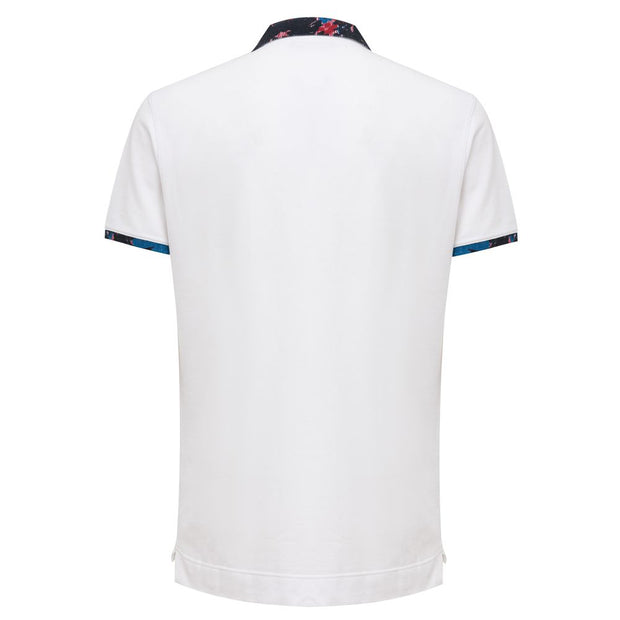 White Cotton Polo Shirt