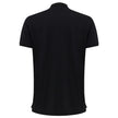 Black Cotton Polo Shirt