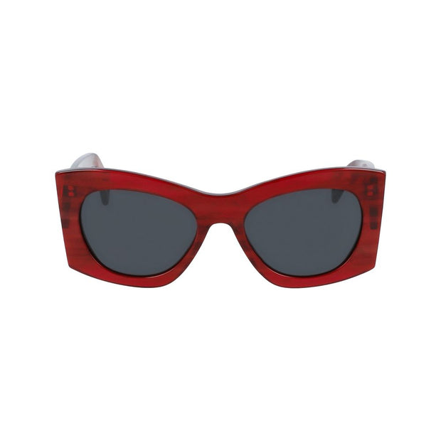 Red Acetate Sunglasses