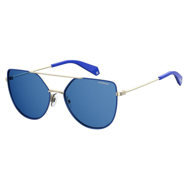 Blue Metal Sunglasses