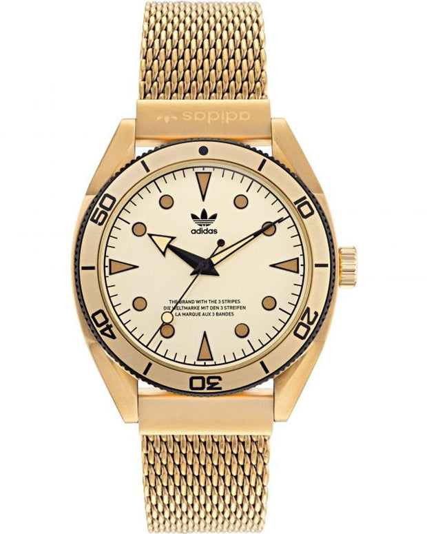 Gold Stainless Steel Watch