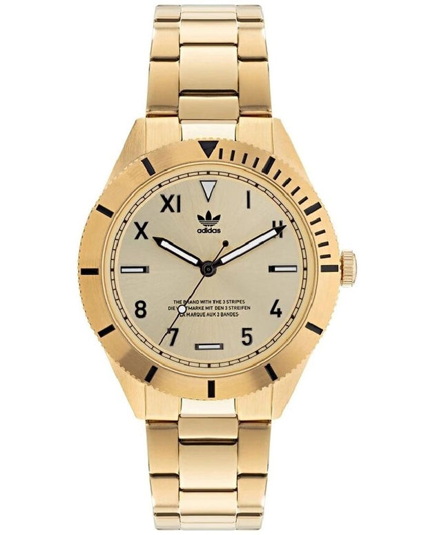Gold Stainless Steel Bracelet Watch