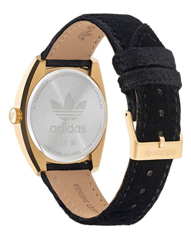 Black Leather Watch
